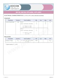 6N135SMT/R Datasheet Pagina 3