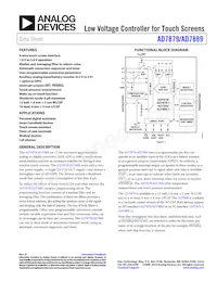 AD7879ACBZ-500R7數據表 封面