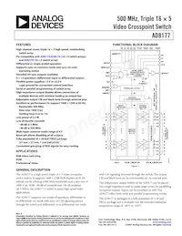 AD8177ABPZ Datasheet Cover