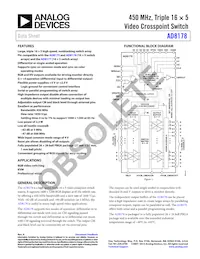 AD8178ABPZ Datasheet Cover