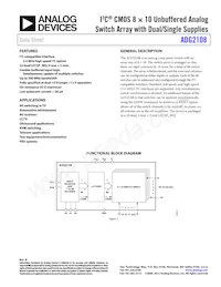 ADG2108YCPZ-HS-RL7 Datasheet Cover