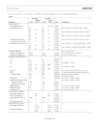 ADG2108YCPZ-HS-RL7 Datasheet Page 5