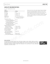 ADG2108YCPZ-HS-RL7 Datasheet Page 9