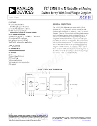 ADG2128YCPZ-HS-RL7 Datasheet Cover