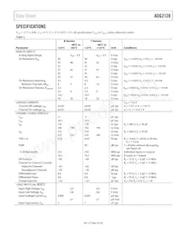 ADG2128YCPZ-HS-RL7 Datasheet Pagina 3