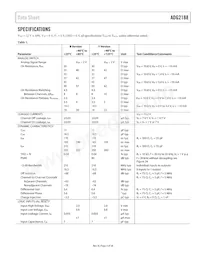 ADG2188YCPZ-HS-RL7 Datasheet Page 3