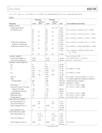 ADG2188YCPZ-HS-RL7 Datasheet Pagina 5