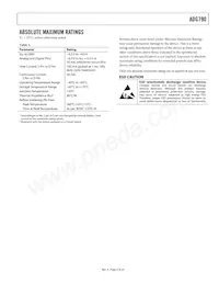 ADG790BCBZ-REEL Datasheet Page 5