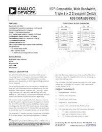 ADG799GBCPZ-REEL Datasheet Cover