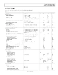 ADG799GBCPZ-REEL Datasheet Page 3