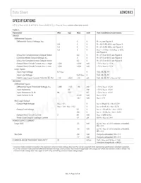 ADM2483BRW-REEL Datasheet Page 3