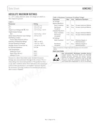 ADM2483BRW-REEL Datasheet Page 5