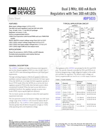 ADP5033ACBZ-6-R7 Datasheet Copertura