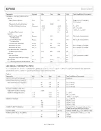 ADP5050ACPZ-R7 Datasheet Page 8