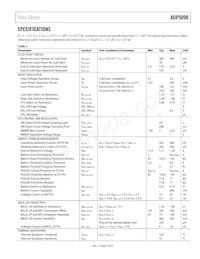 ADP5090ACPZ-2-R7數據表 頁面 3