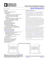 ADUM1301BRW-RL Datasheet Copertura