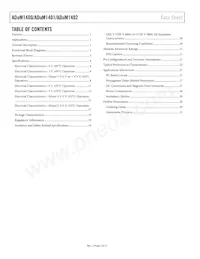 ADUM1402CRW-RL Таблица данных Страница 2