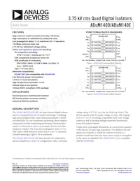 ADUM140E0BRWZ-RL數據表 封面