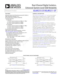 ADUM3211TRZ-EP-RL7數據表 封面