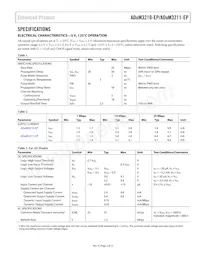 ADUM3211TRZ-EP-RL7 Datasheet Pagina 3