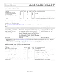 ADUM3402TRWZ-EP-RL Datasheet Pagina 9