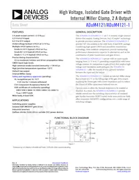 ADUM4121-1CRIZ數據表 封面