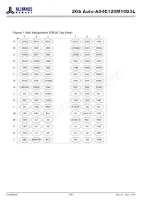 AS4C128M16D3L-12BANTR Datasheet Pagina 3