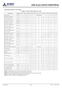 AS4C128M16D3L-12BANTR Datasheet Pagina 8