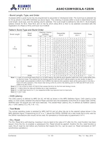 AS4C128M16D3LA-12BINTR數據表 頁面 15