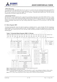AS4C128M16D3LA-12BINTR Datasheet Page 16