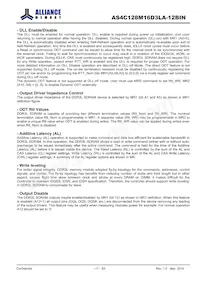 AS4C128M16D3LA-12BINTR Datasheet Page 17