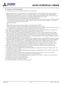 AS4C128M8D3A-12BAN Datasheet Pagina 10