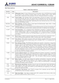 AS4C128M8D3L-12BAN Datasheet Page 6