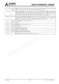 AS4C128M8D3L-12BAN Datasheet Page 7