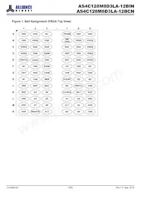 AS4C128M8D3LA-12BIN Datasheet Pagina 3