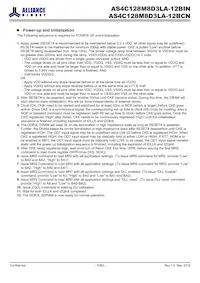 AS4C128M8D3LA-12BIN Datasheet Pagina 10