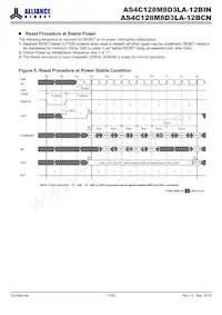 AS4C128M8D3LA-12BIN Datasheet Pagina 11