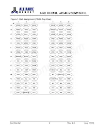 AS4C256M16D3L-12BINTR Datasheet Page 4