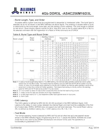 AS4C256M16D3L-12BINTR Datenblatt Seite 17