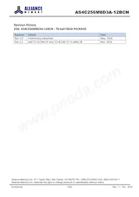 AS4C256M8D3A-12BCNTR Datenblatt Cover