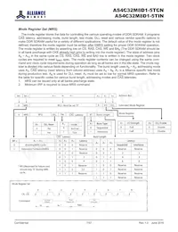 AS4C32M8D1-5TCN數據表 頁面 7