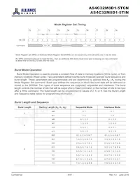 AS4C32M8D1-5TCN數據表 頁面 8