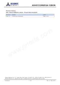 AS4C512M8D3A-12BCNTR Datasheet Copertura