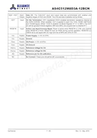 AS4C512M8D3A-12BCNTR Datenblatt Seite 7