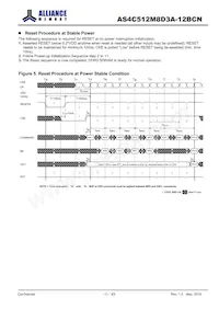 AS4C512M8D3A-12BCNTR數據表 頁面 11
