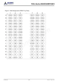 AS4C64M16D3-12BANTR數據表 頁面 3