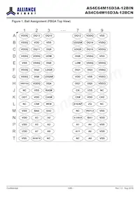 AS4C64M16D3A-12BINTR數據表 頁面 3