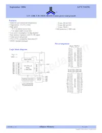 AS7C31025C-12TJINTR Datenblatt Cover