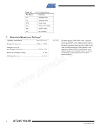 AT24C1024BY7-YH25-T Datasheet Pagina 2