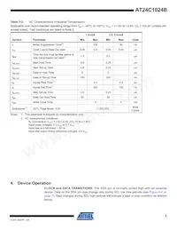 AT24C1024BY7-YH25-T數據表 頁面 5